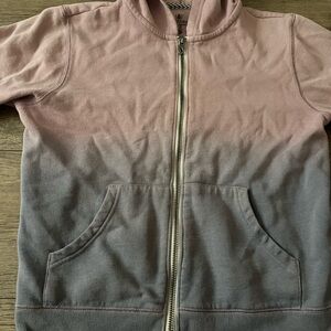 Volcom Kids Pink and Blue Hooded Jacket
